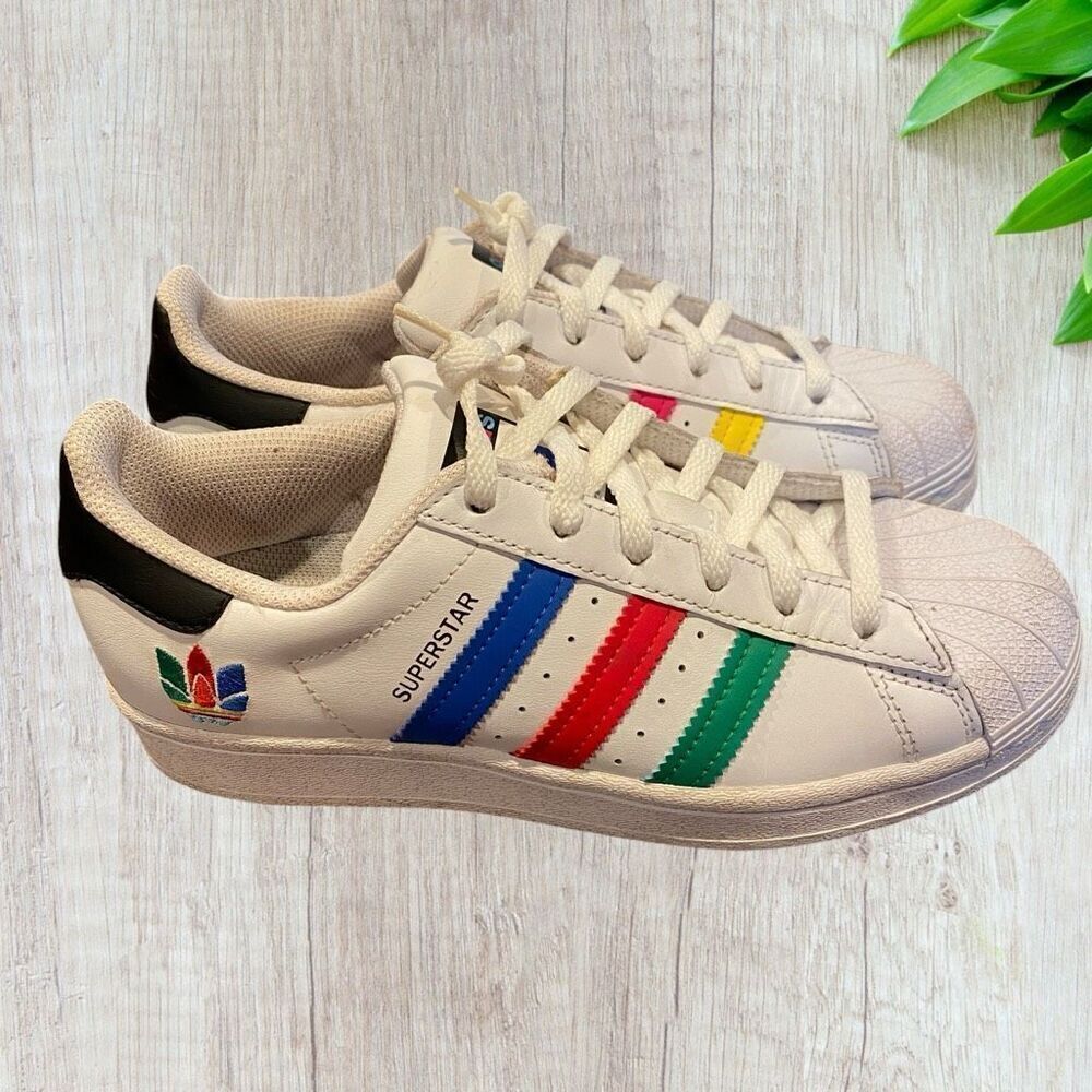 Adidas Shell Toe Super Star C kids size 4.5 - Picture 2 of 11
